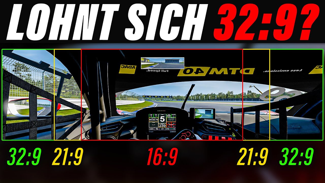 Lohnt sich ein 32:9 Monitor für Sim Racing?