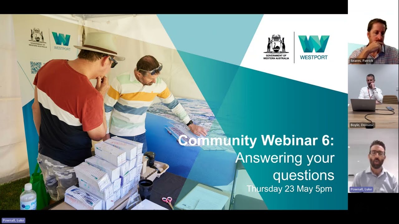 Westport Community Webinar - 'Your Questions Answered'