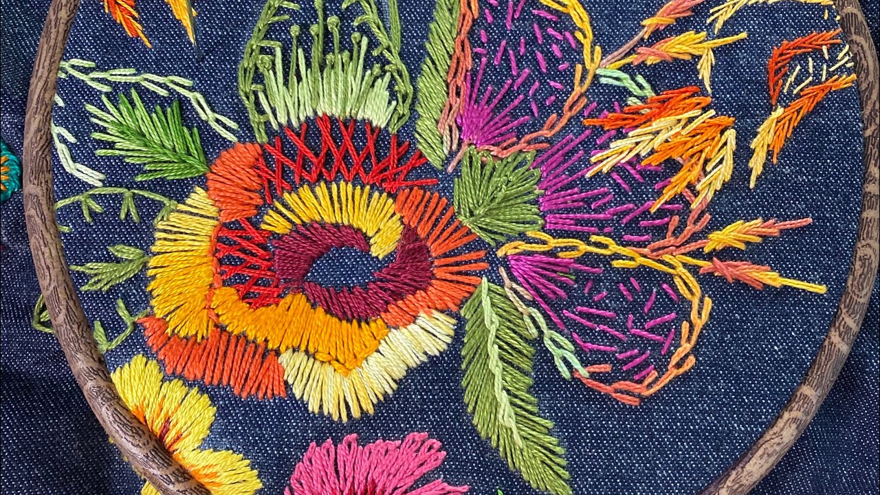 Bordado Livre - Jeans