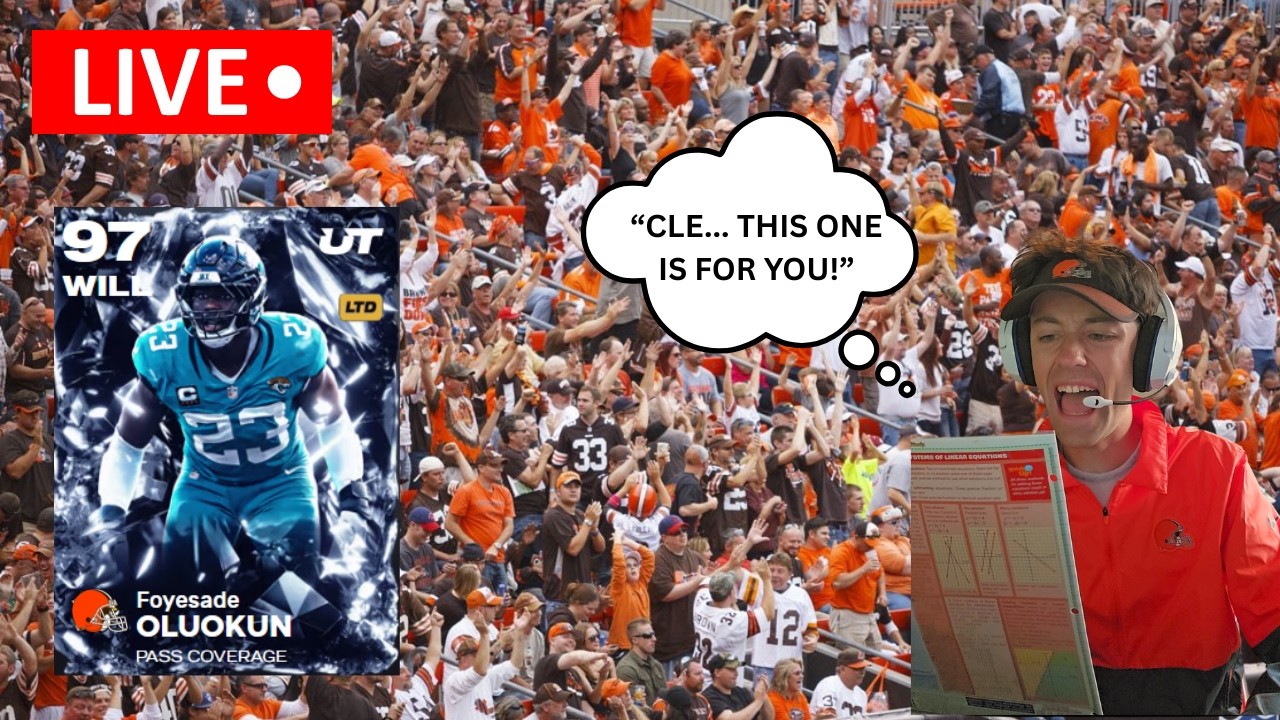MUT 26: COACH K BUILDS CLE BROWNS THEME TEAM! SEASON 6 + NEW CRYSTALS LIVE! MARKET/TEAM UPDATES...