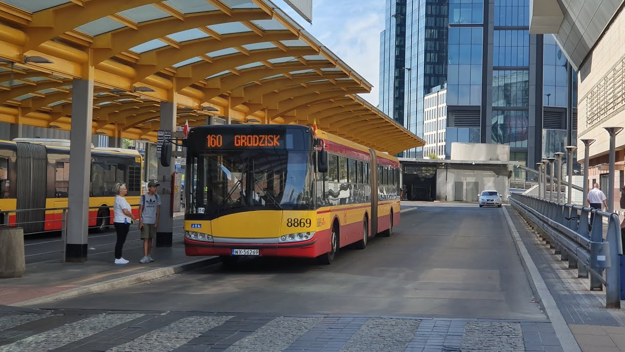 [160] MZA Warszawa - Przejazd SU18 III #8869 na linii 160 ➡️Dw.Centralny Central Station