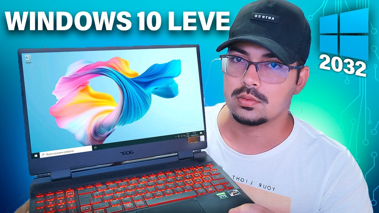 Windows 10 Leve Oficial da Microsoft Com SUPORTE OFICIAL AT&Eacute; 2032 ( 1GB de Ram)