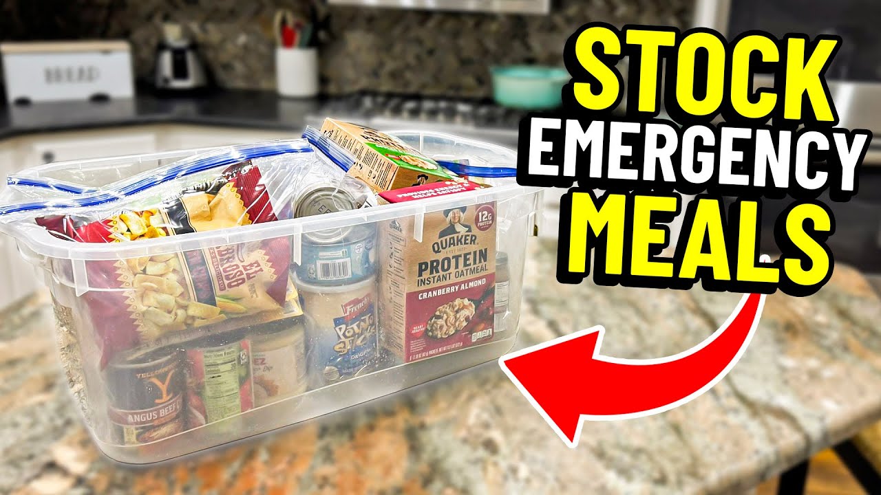 Store These Shelf-Stable EMERGENCY MEALS in Your Pantry Now!