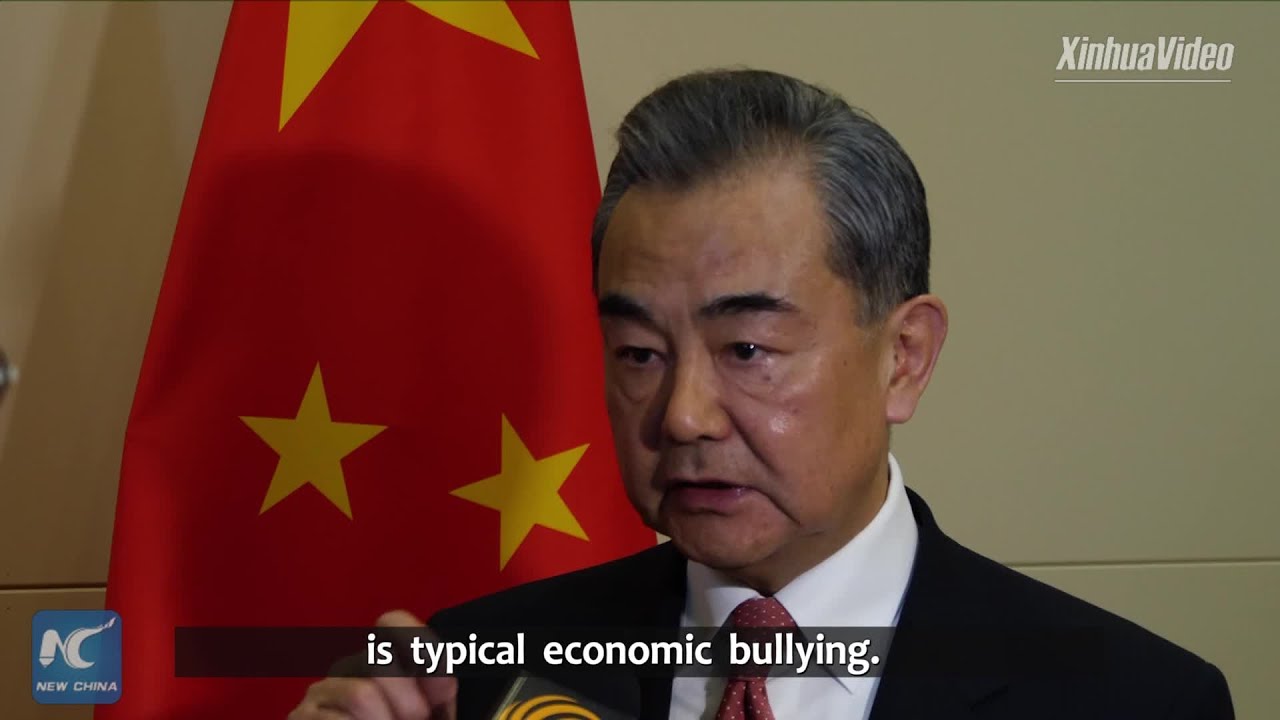 U.S. crackdown on Huawei typical economic bullying: Chinese FM