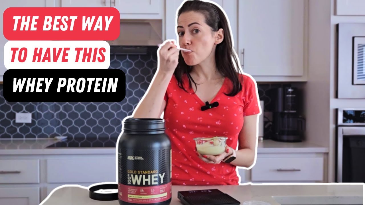 The BEST WAY to take the Optimum Nutrition Gold Standard Whey - Vanilla Ice Cream