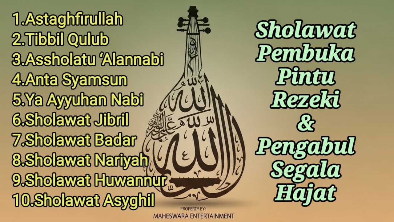 SHOLAWAT JIBRIL PEMBUKA REZEKI DAN AMPUNAN | ISTIGHFAR MENENANGKAN HATI
