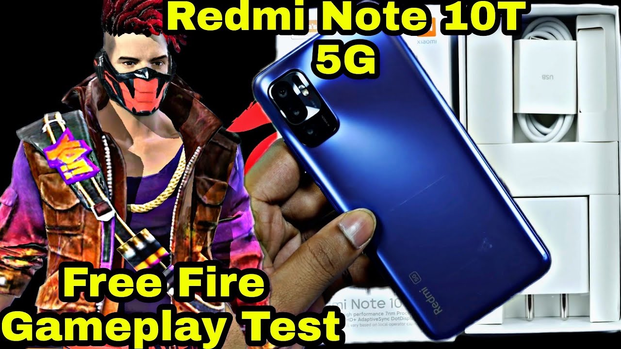 Redmi Note 10T 5G Unboxing With Free Fire Gameplay Test !! Prince Gaming Parlour