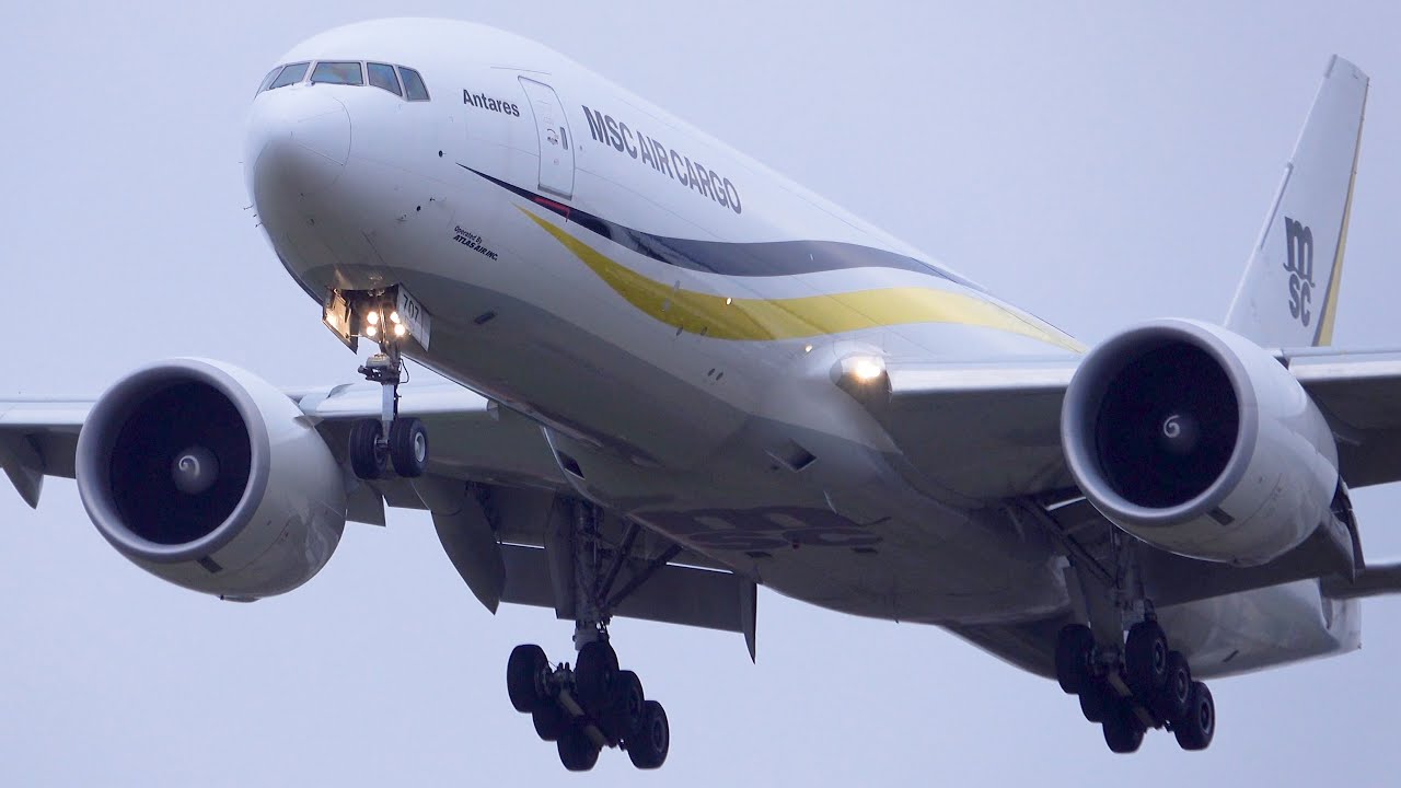 1 HOUR of INSANE Planespotting at Belgiums Cargo Hub Liege Airport