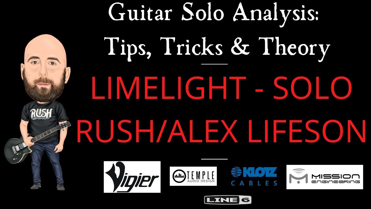 RUSH - LIMELIGHT (ALEX LIFESON) | Guitar Solo Analysis: Tips, Tricks and Theory
