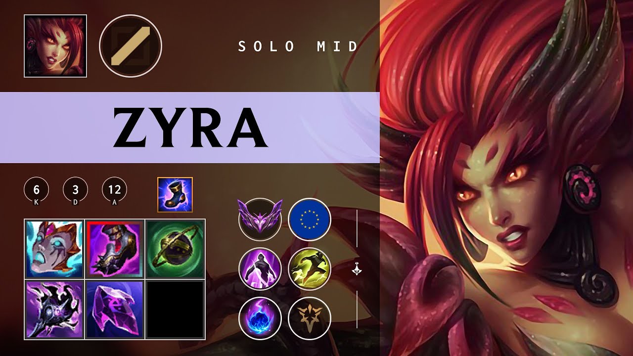 Zyra Mid vs Naafiri - EUW Master Patch 26.01