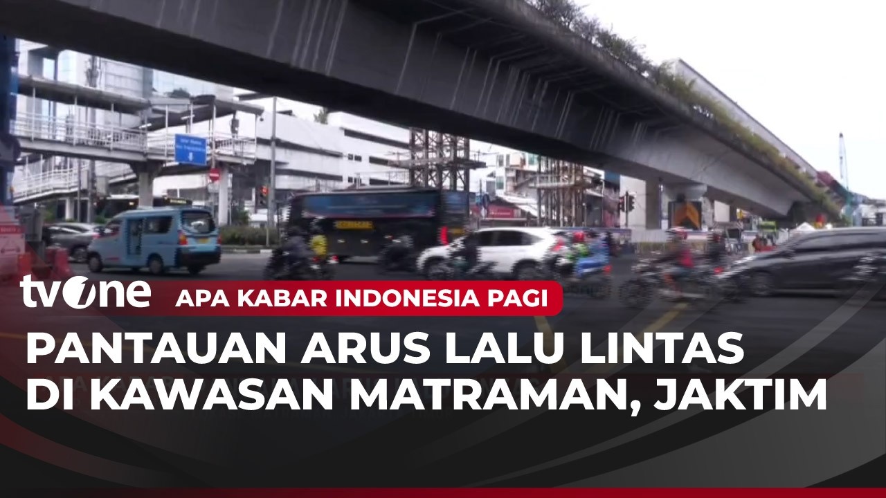 Arus Lalu Lintas di Kawasan Matraman, Jaktim Terpantau Ramai Lancar | tvOne