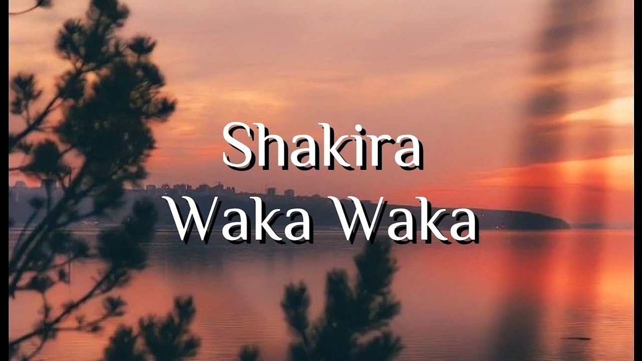 Shakira - Waka Waka (slowed + reverb) (lyrics)