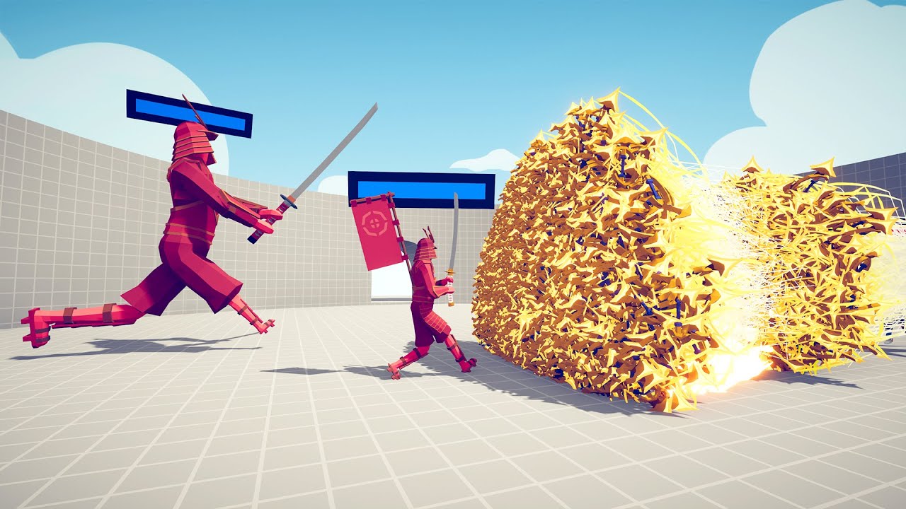 SHOGUN & SAMURAI GIANT vs EVERY GOD WITH HEALTHBARS TABS
