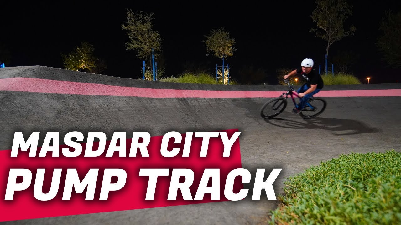 Pump Track at Masdar City by Velosolutions