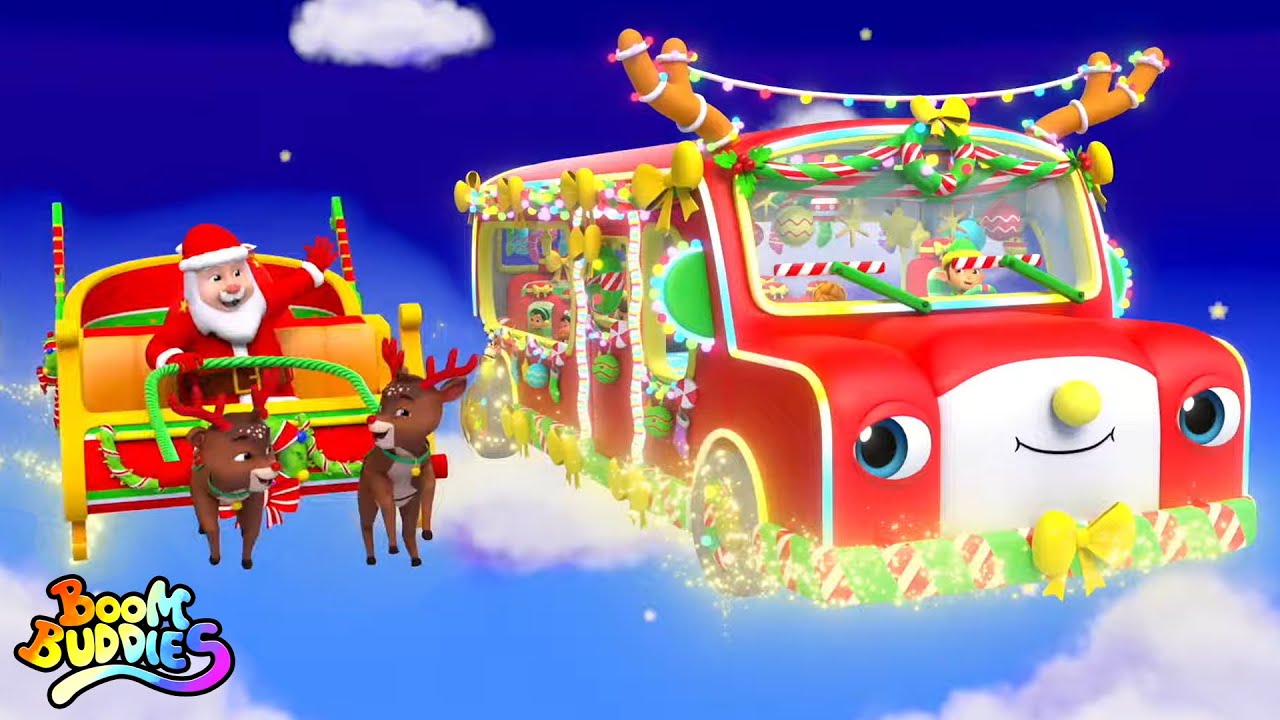 Ruote sul Bus di Natale e Di Più Prescolare Canzone Per Bambini