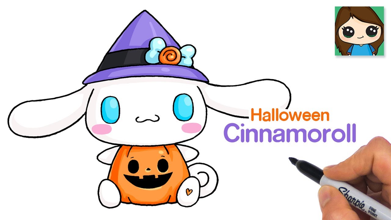 How to Draw Cinnamoroll Halloween