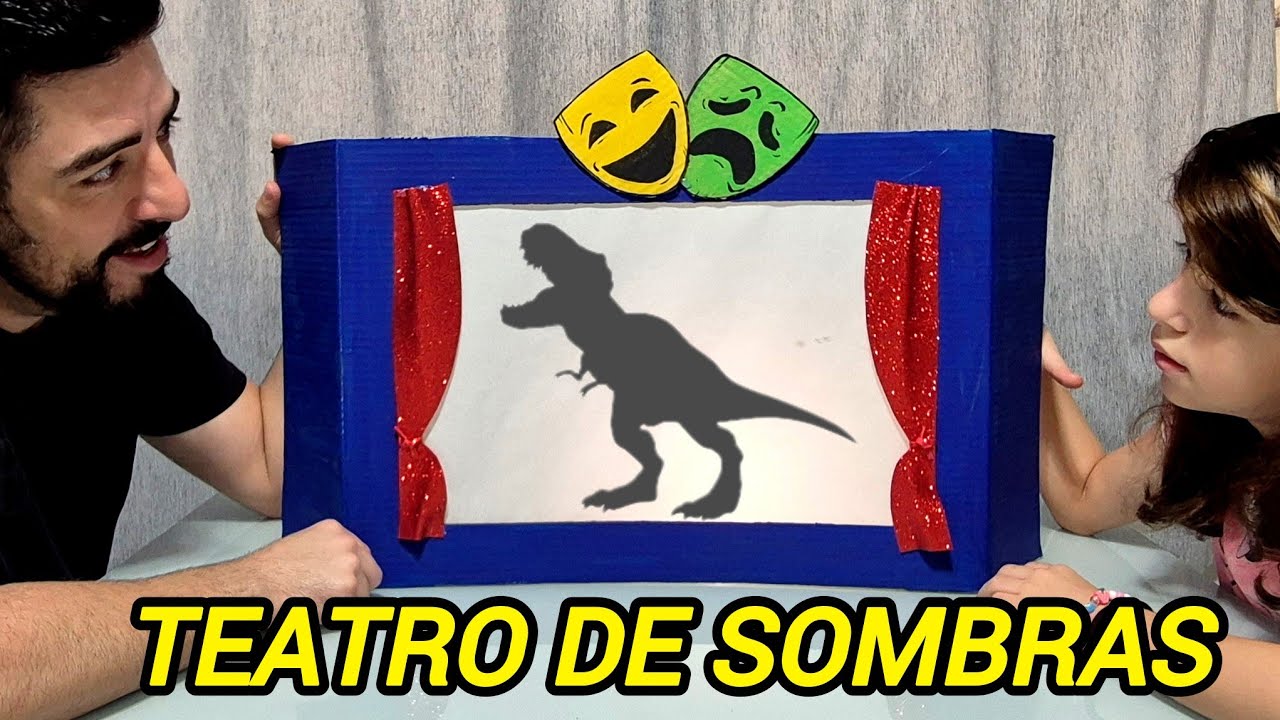 Como fazer um TEATRO DE SOMBRAS MÁGICO com papelão! Atividade Incrível para Crianças!