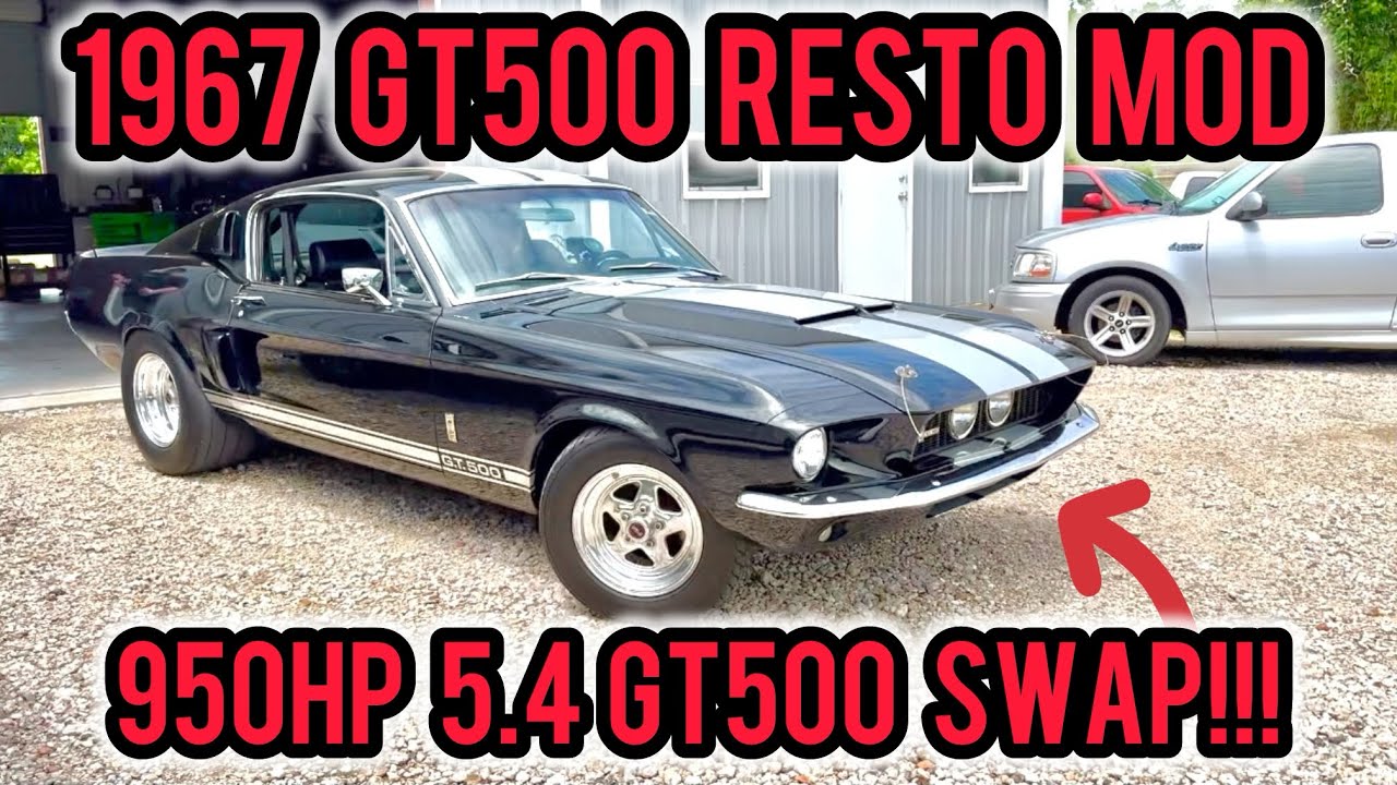 950hp 1967 Shelby GT500 Resto Mod with a 5.4 GT500 swap and a VMP Gen3R supercharger that gets down!