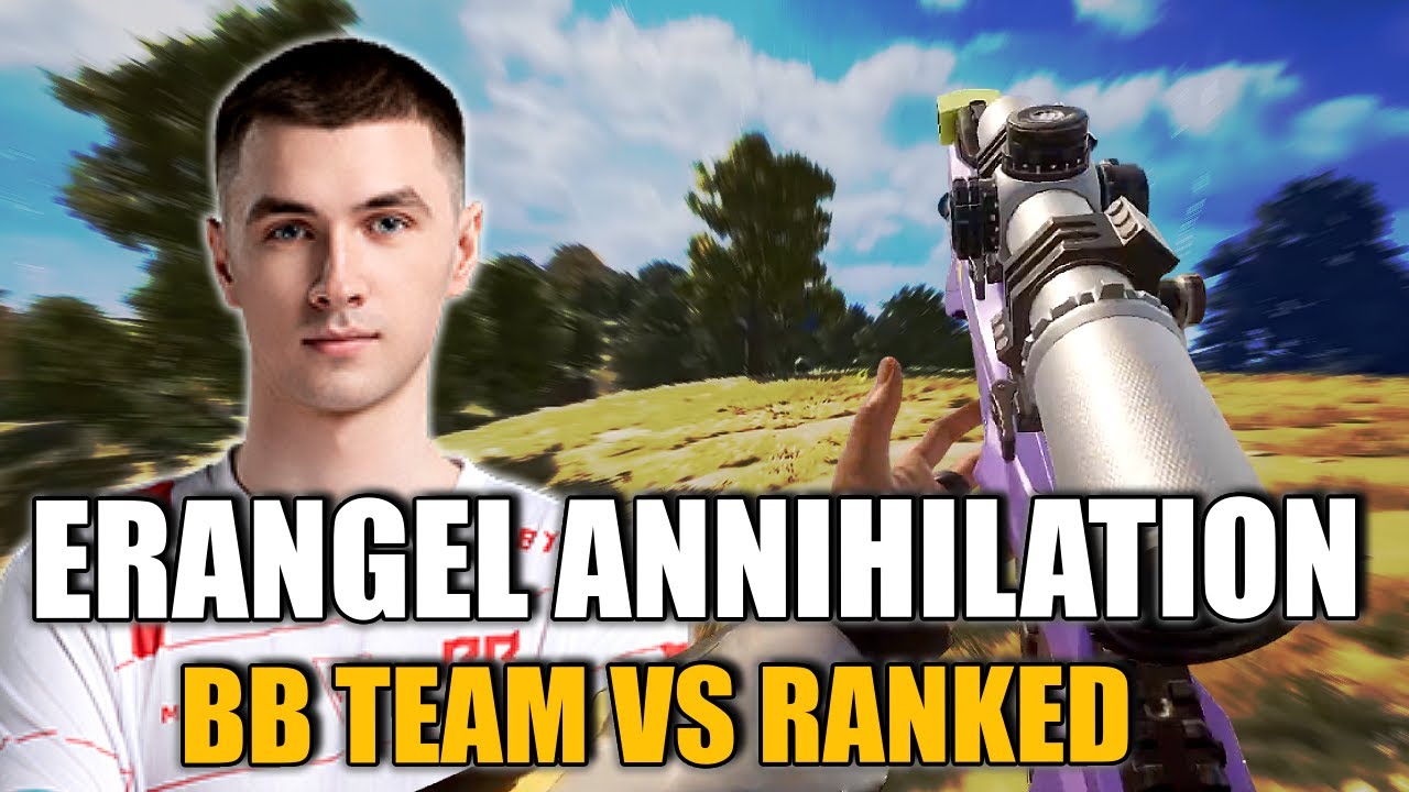 Molodoct + BB Team Take Full Control of Ranked Squads on Erangel! PUBG 