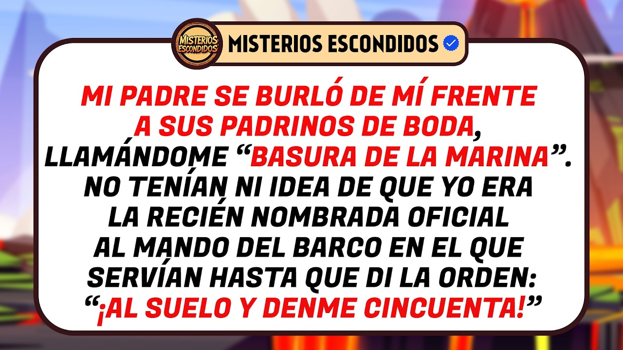 Mi Padre Se Burló De Mí Delante De Sus Padrinos De Boda. No Sabían Que Yo Era Su Nuevo Oficial ....