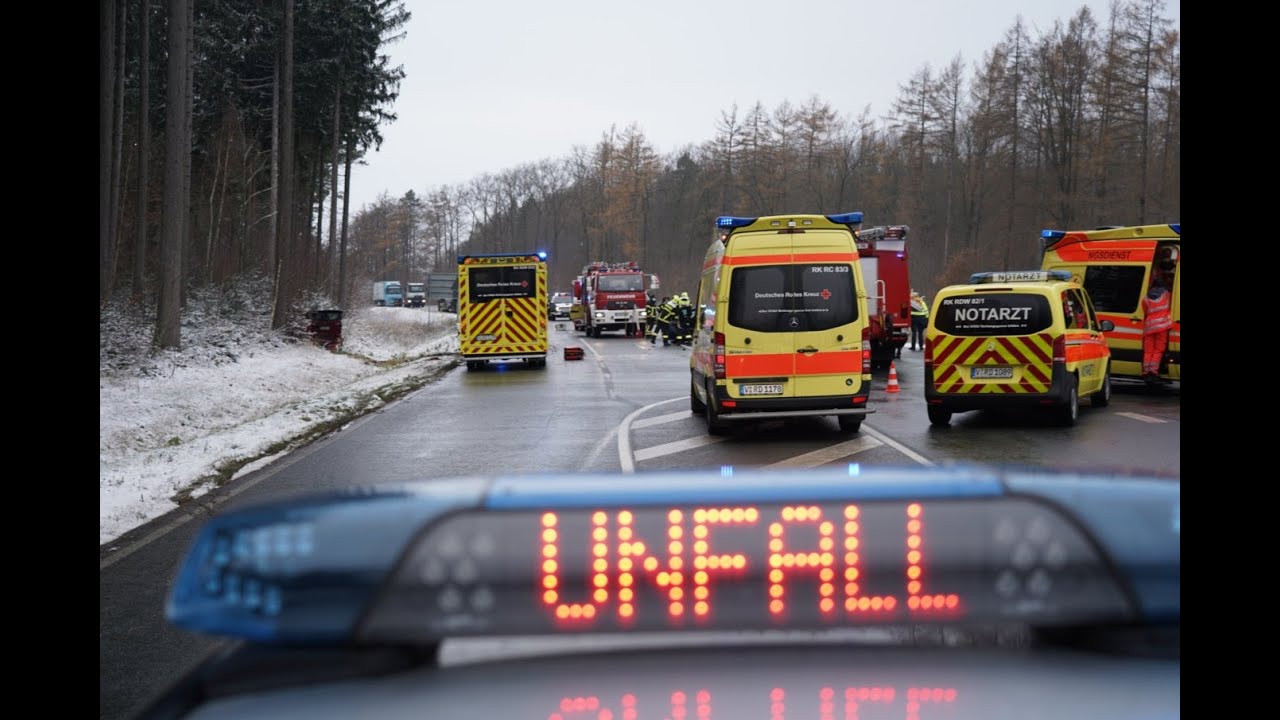 Schwerer Verkehrsunfall in Treuen