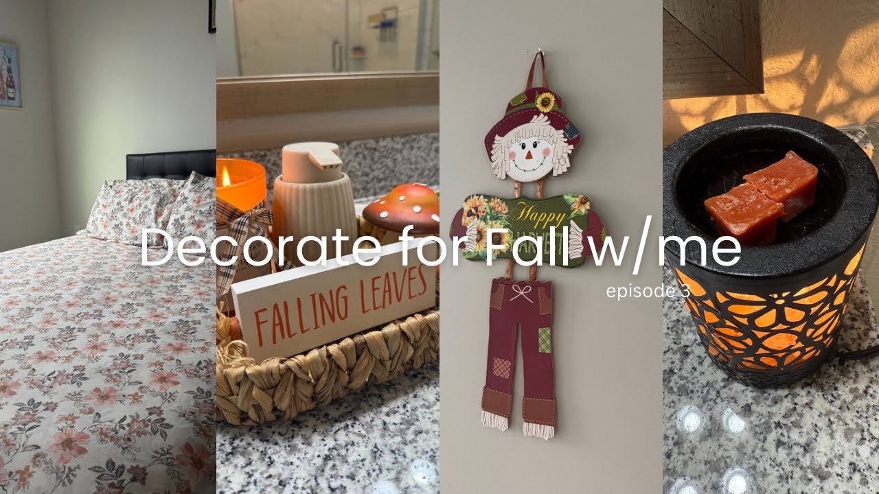 Living Alone Diaries 003 // decorating for fall 🍄🍂🎃