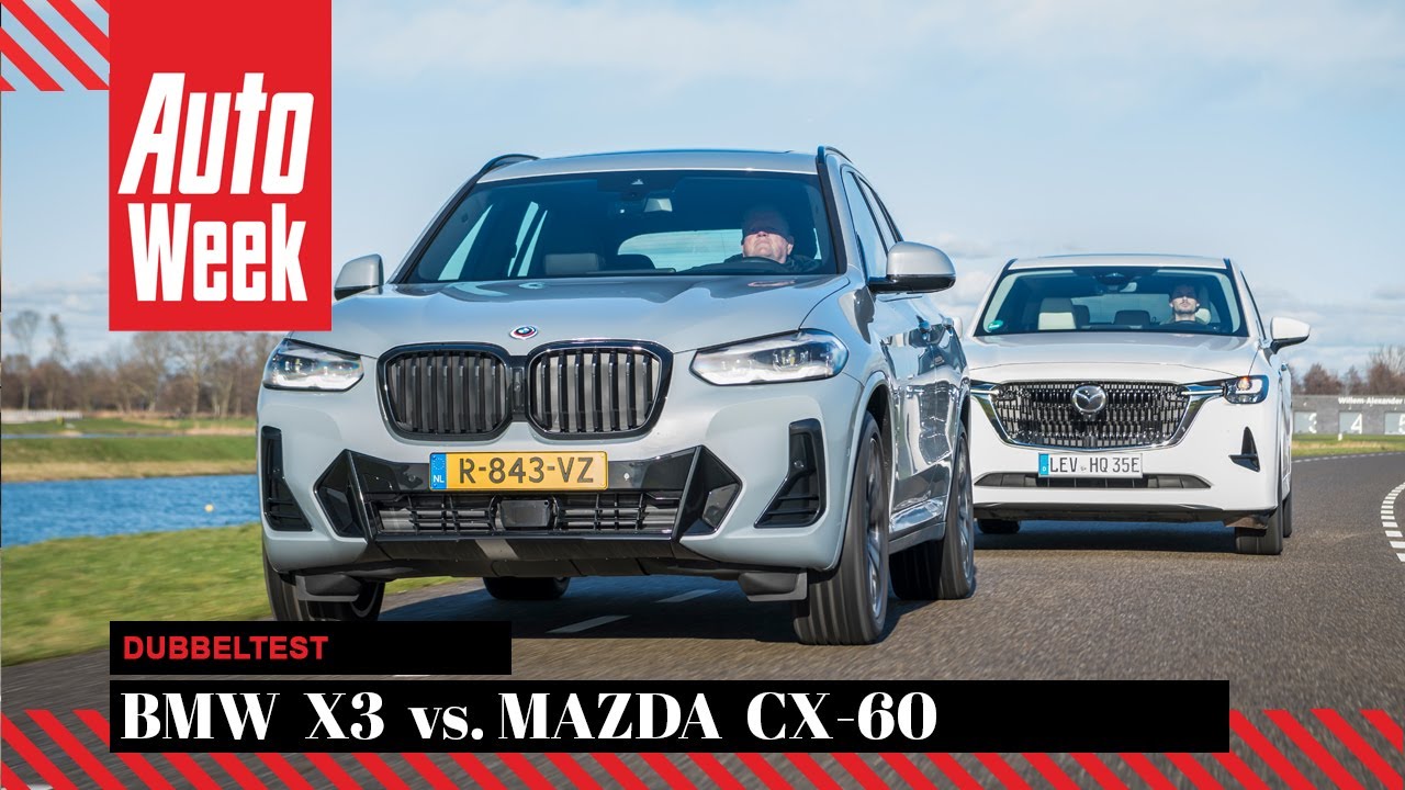 Mazda CX-60 – BMW X3 - AutoWeek dubbeltest