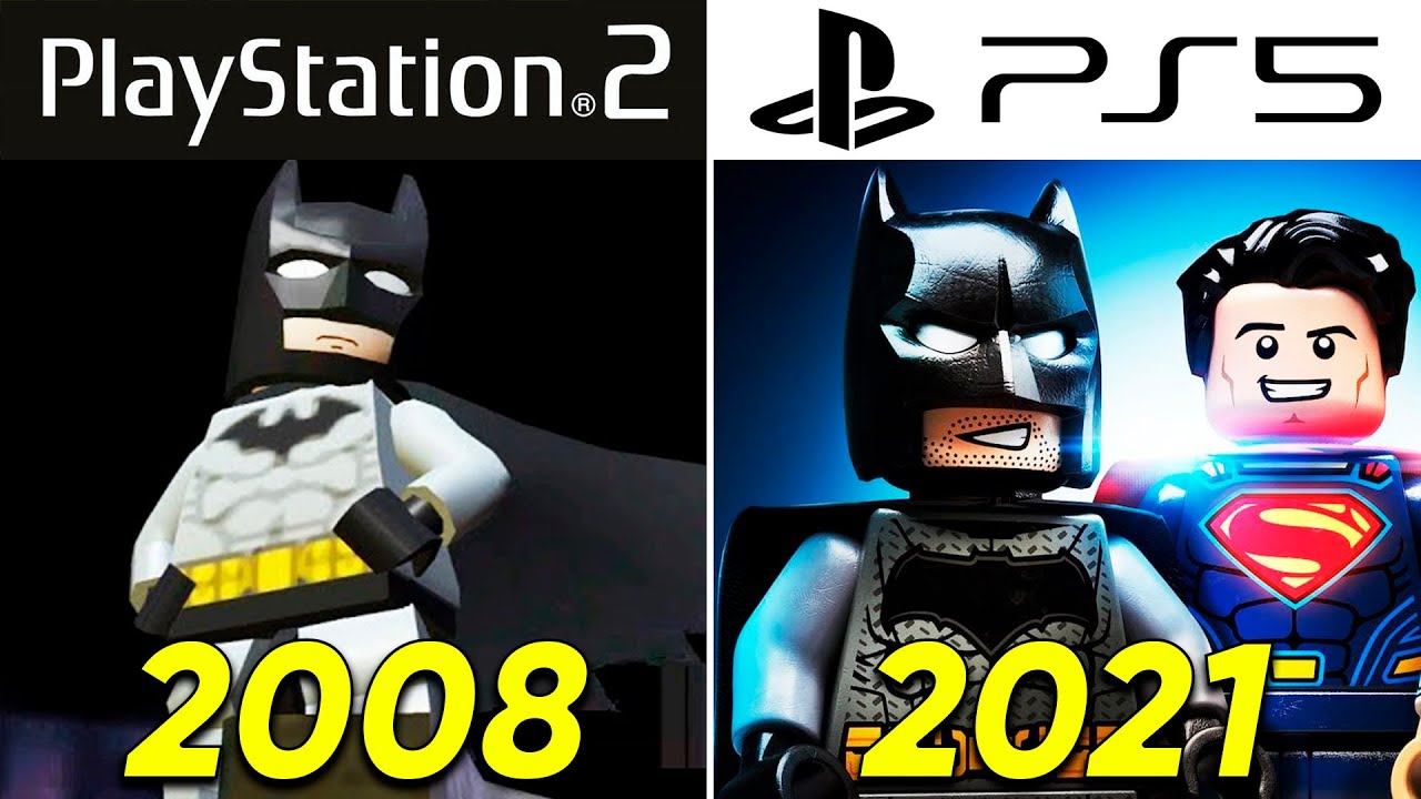 Эволюция игр LEGO BATMAN для PlayStation (2008-2021)