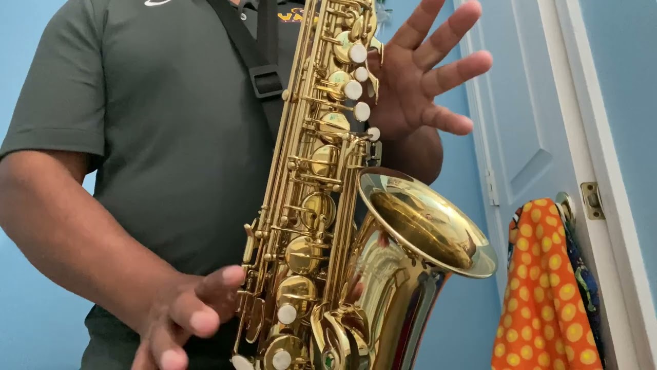 Tutorial notas sostenidos sax alto