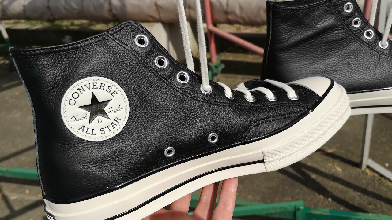Converse Chuck 70 Black Leather 170369C оригинал натуральная кожа