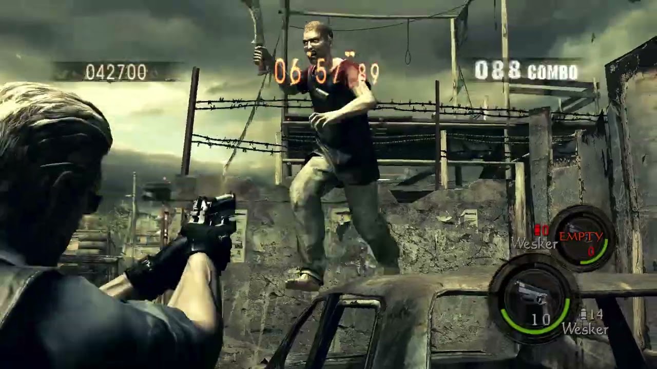Resident Evil 5 (PC) The Mercenaries Duo Public Assembly Wesker S.T.A.R.S x2 1093k