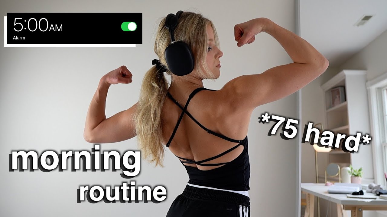 my 5:00am morning routine (on 75 Hard)