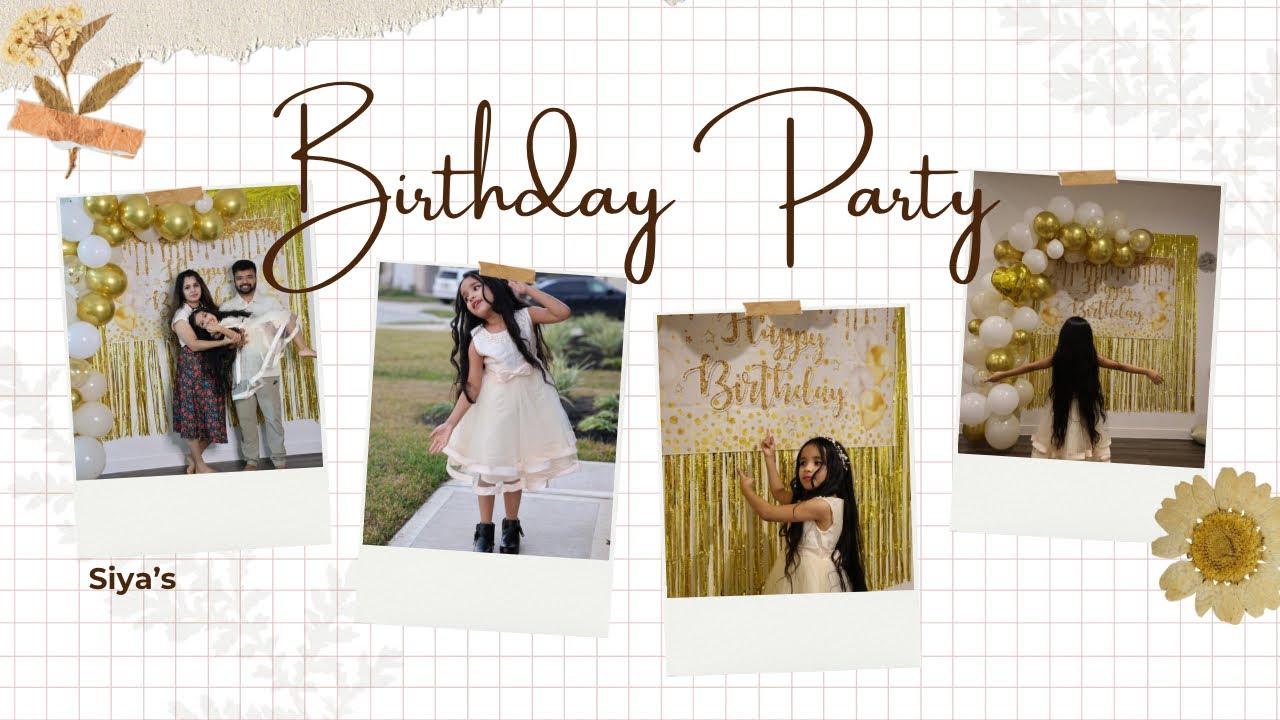 Siya’s Birthday Party in USA ✨|| Return Gift packing || Birthday Decorations || Party Time 🥳 