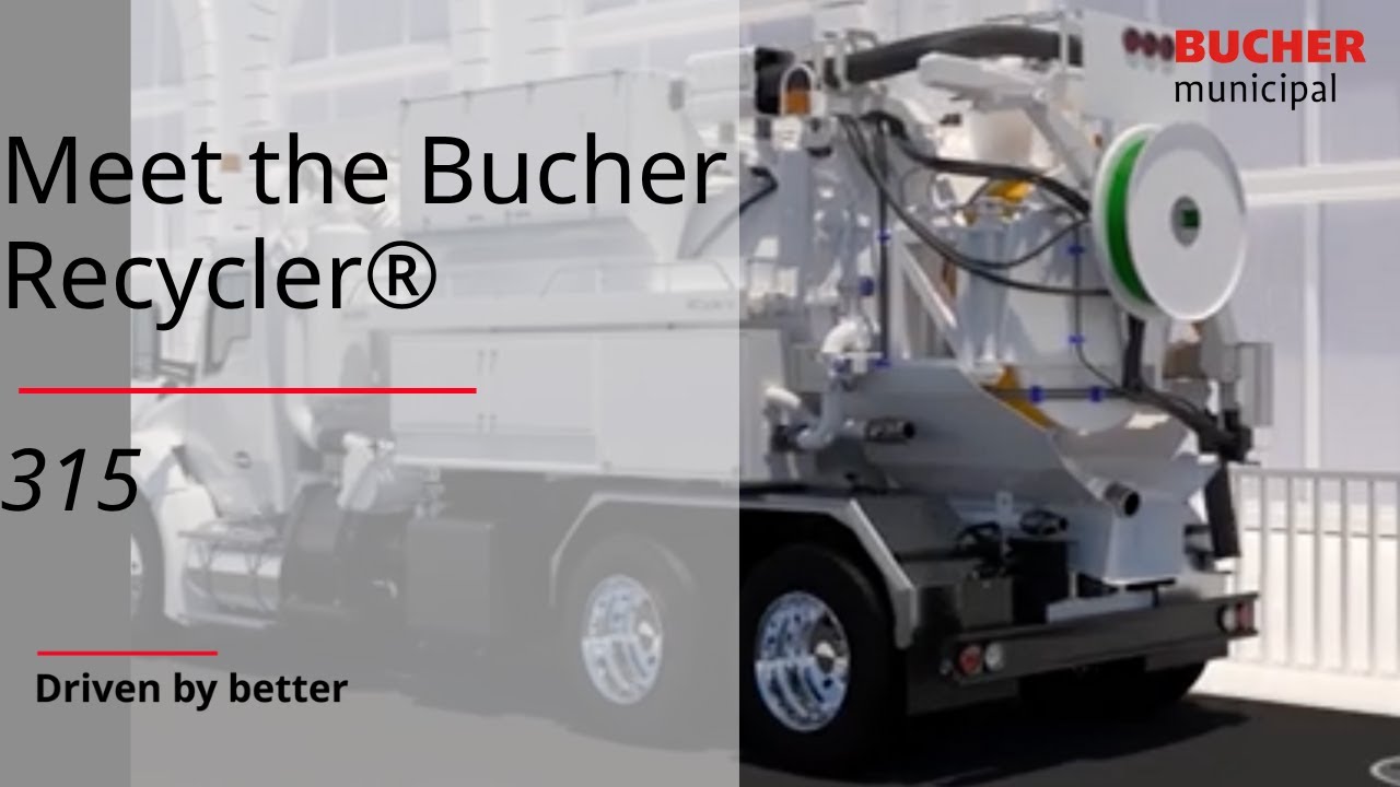 BUCHER RECycler® 315: The Continuous Water Recycling Sewer Cleaner Built for Maximum Productivity