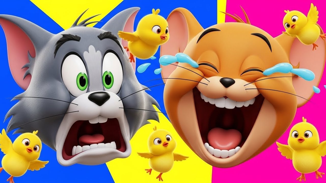 Tom & Jerry vs Little Chicks 🐥🐱🐭 | Cutest Cartoon Ever 😂🔥