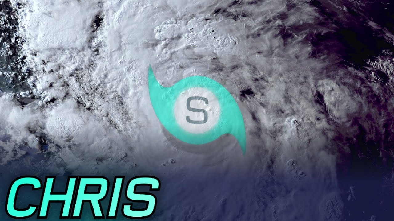 Track of Tropical Storm Chris (2024)