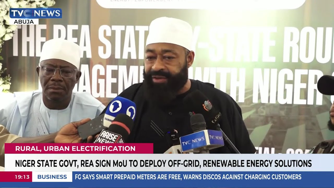 Niger State Govt., REA Sign MoU To Deploy Off-Grid, Renewable Energy Solutions
