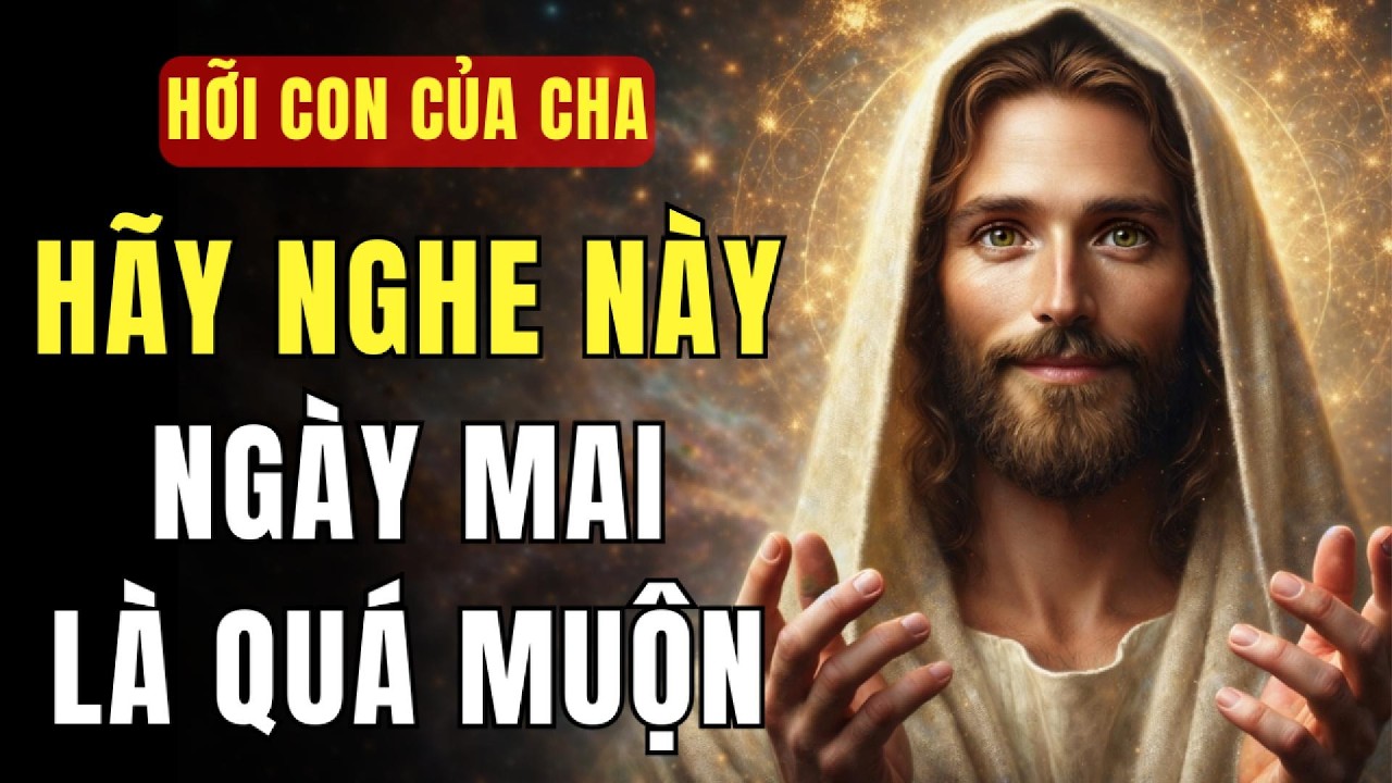 🔴 HỠI CON CỦA CHA, HÃY NGHE NÀY – NGÀY MAI SẼ QUÁ MUỘN | THÔNG ĐIỆP TỪ CHÚA