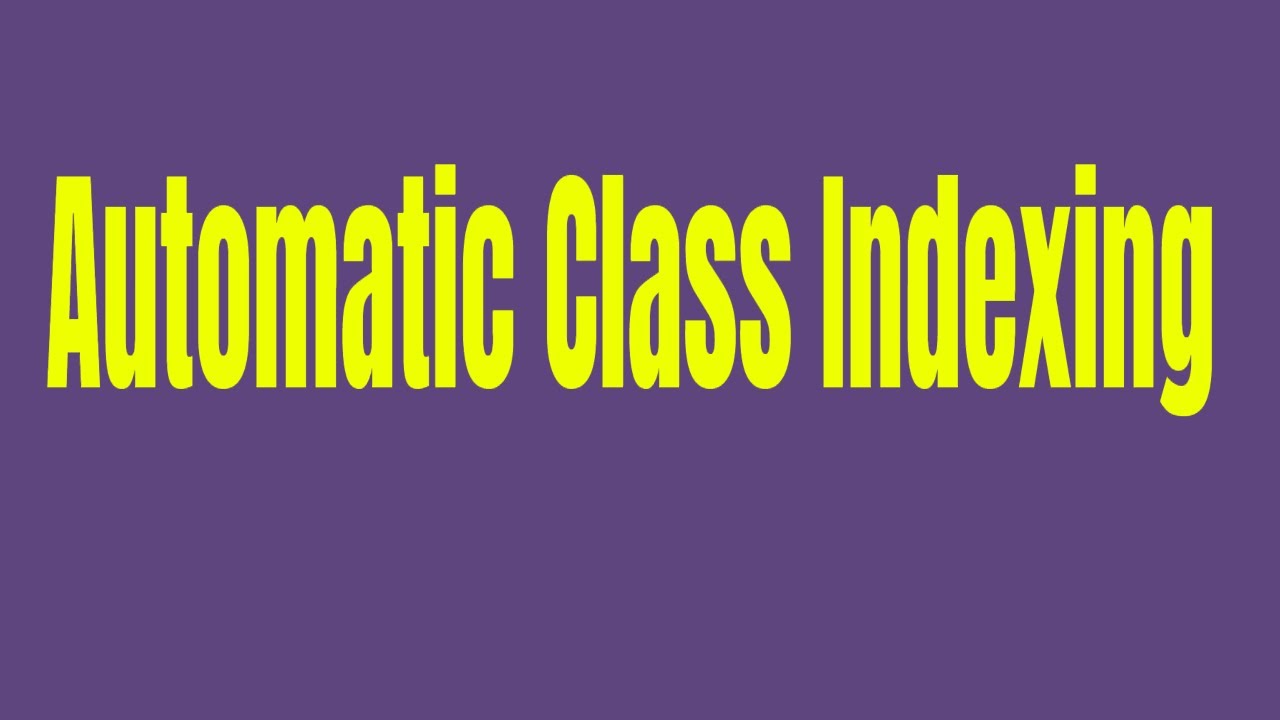Automatic class Indexing introduction || Information Retrieval Systems || IRS