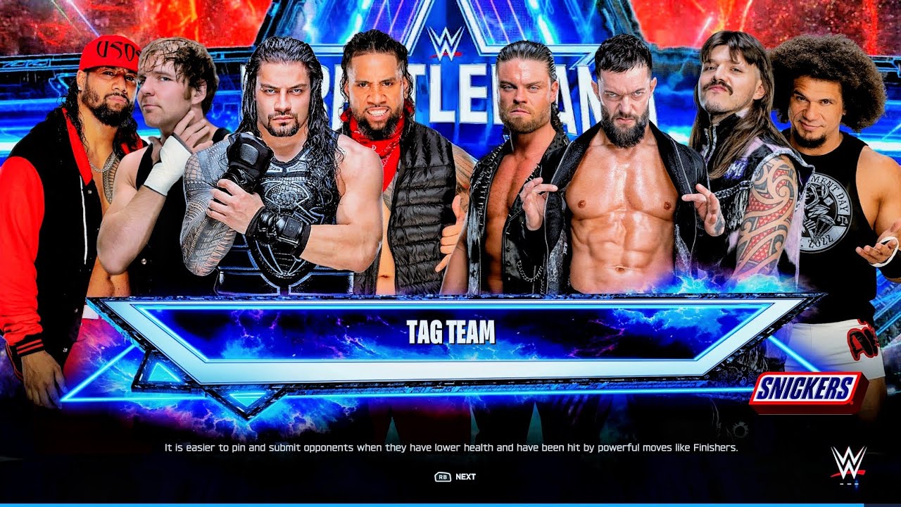 Reigns, Ambrose & The USOs Vs The Judgment Day - Tag Team Elimination Match | WWE 2k25 