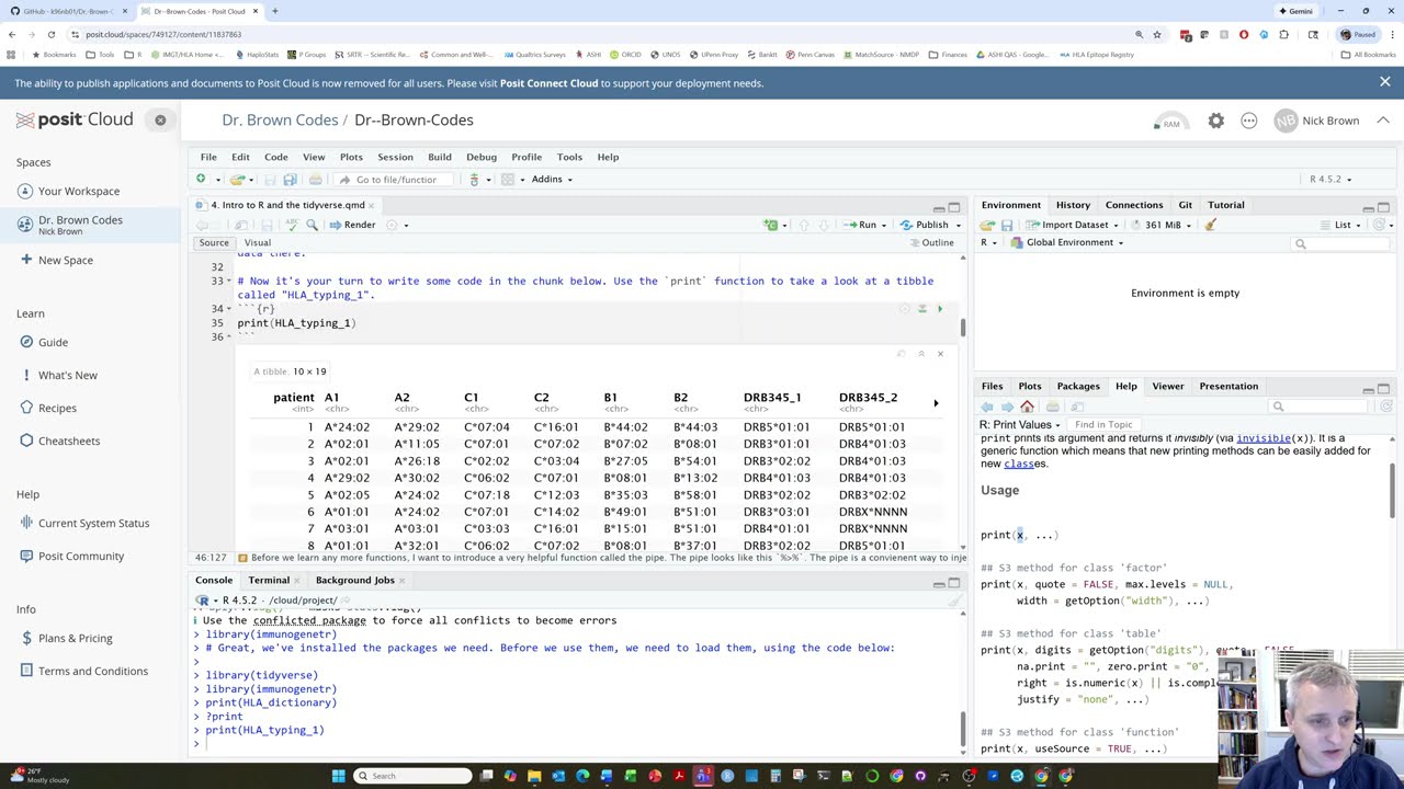 4. Intro to R and the Tidyverse