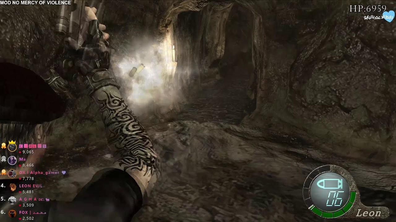 RE4 - NO MERCY OF VIOLENCE #1 تختيم مود