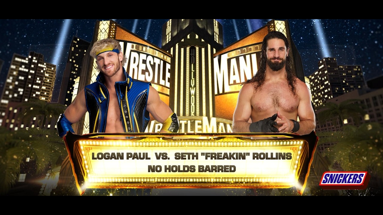 WWE 2K24 Seth Rollins vs Logan Paul