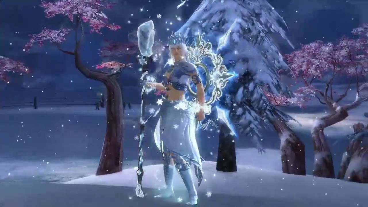 Frostblossom Staff Skin | GW2 Fashion