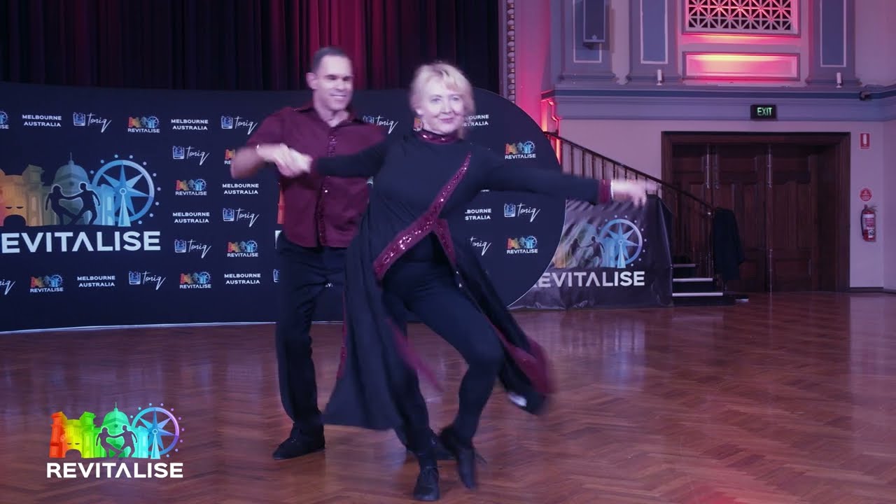 David Walker & Cherie Borosh - Modern West Coast Swing Routine - 2025 Revitalise WCS