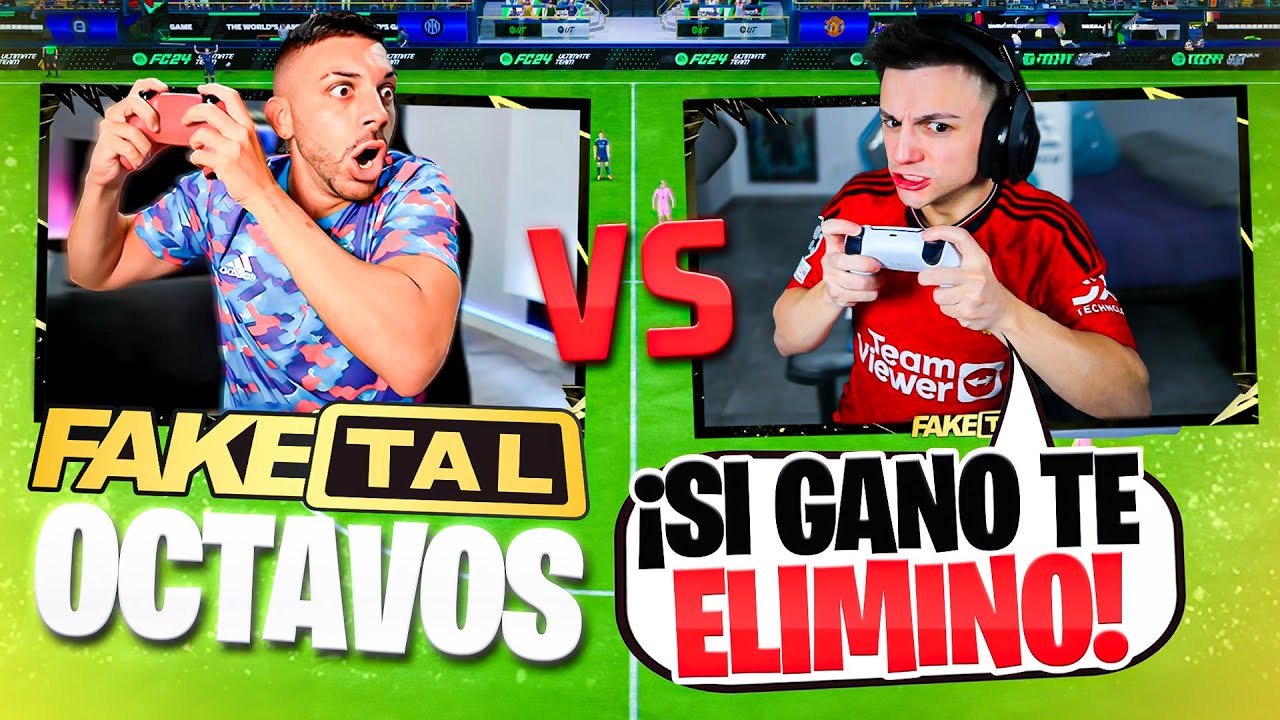 &iexcl;AMPETER VS DJMARIIO EN FC24!! - VUELTA OCTAVOS DE FINAL | FAKETAL