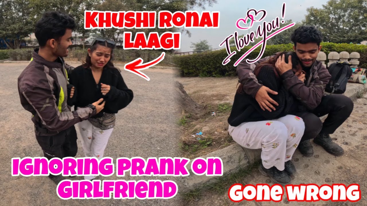 Ignoring Prank On Khushi🥺 In Public🔥 || खुशी का रो-रो😭 कर बुरा हाल हो गया💔  #z900 #superbike #prank