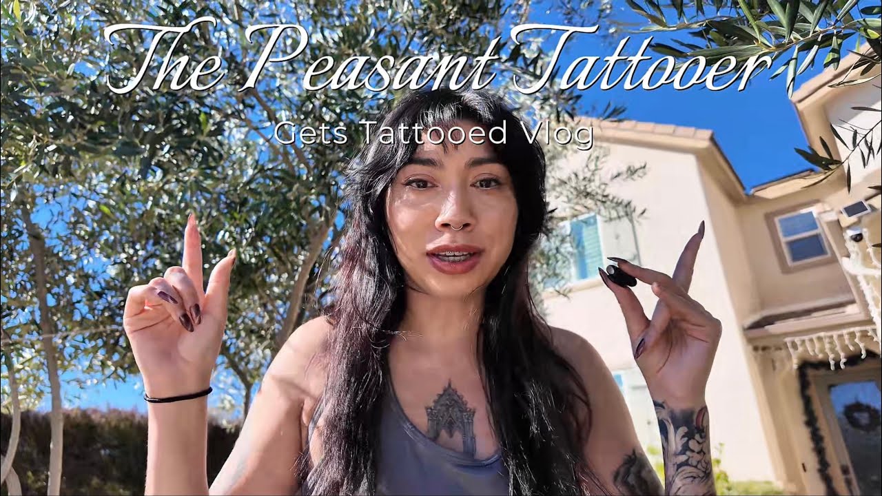 Peasant Tattooer Gets Tattooed