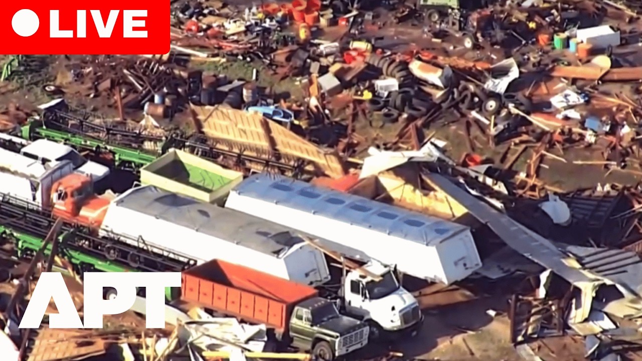 LIVE: Aerial View of Tornado Damage in Oklahoma After Powerful Storms Hit the Region | APT