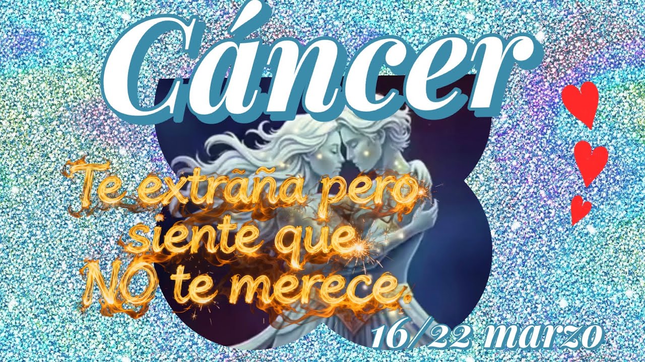 Cáncer ♋ El amor que siente por ti también sabe dejar ir 😱
